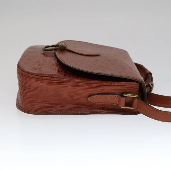 LOUIS VUITTON Epi Saint Cloud GM Shoulder Bag Brown M52193 LV Auth 111133 - Picture 4 of 15